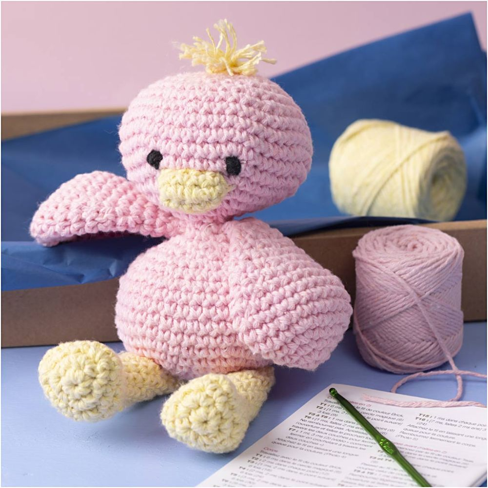 Creativ Company | Amigurumi hæklekit - Ællingen Elly