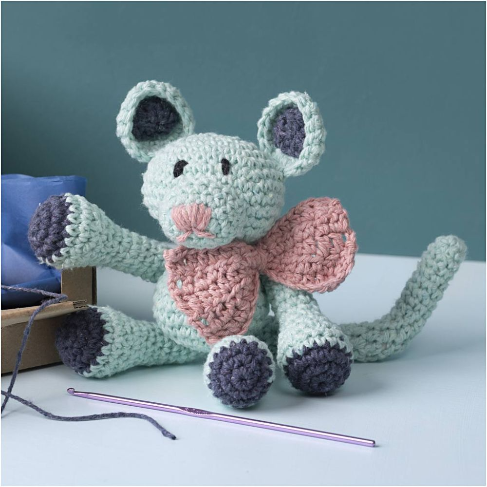 Creativ Company | Amigurumi hæklekit - Musen Monty
