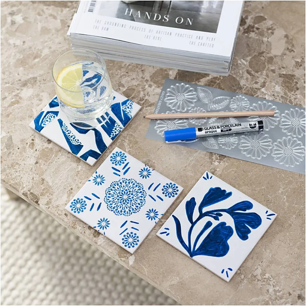 Creativ Company | Dekorer porcelæns-bordskånere, 3 stk