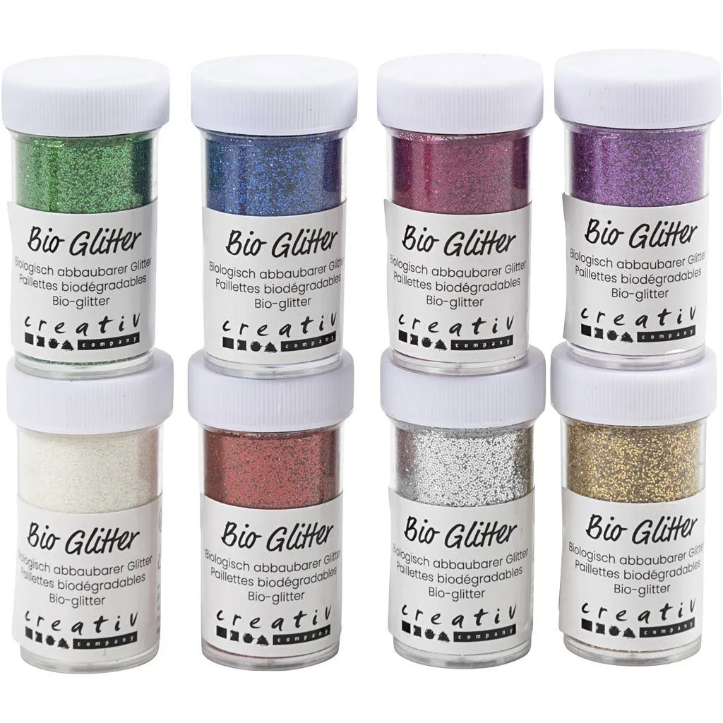 Creativ Company | Glimmer - Basis, 8 x 27 ml.