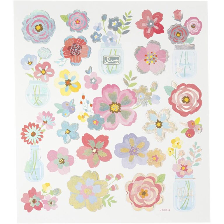 Creativ Company | Klistermærker - Forårsblomster, 1 ark