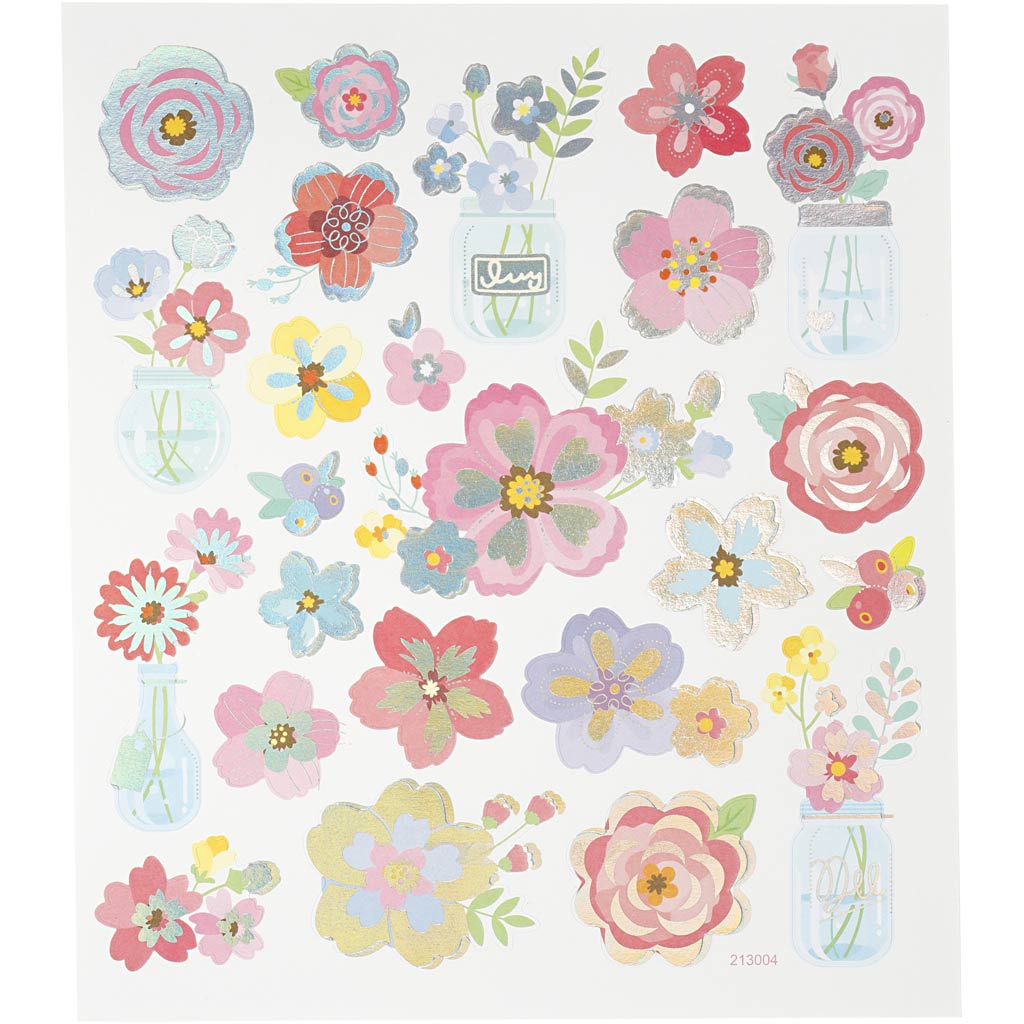 Creativ Company | Klistermærker - Forårsblomster, 1 ark