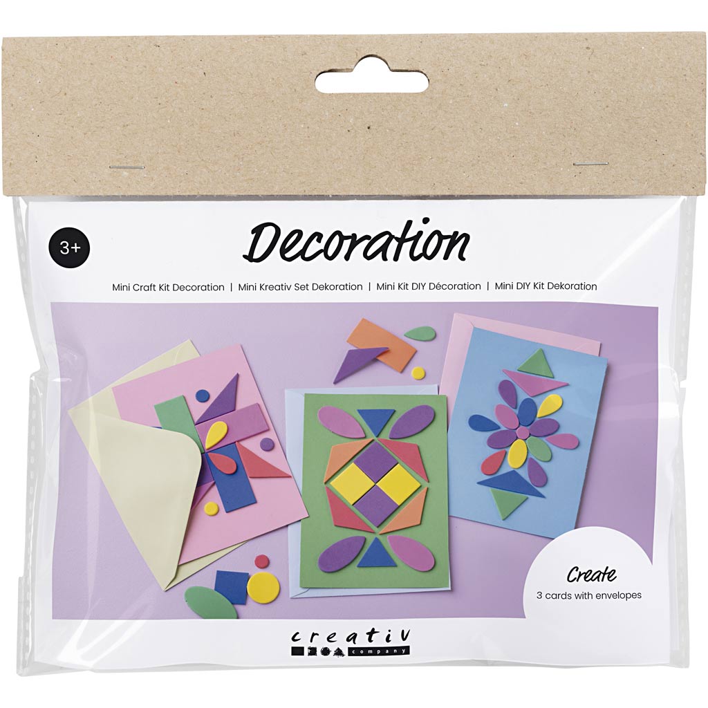 Creativ Company | Kreapose - Lav dekorationskort m. mønstre