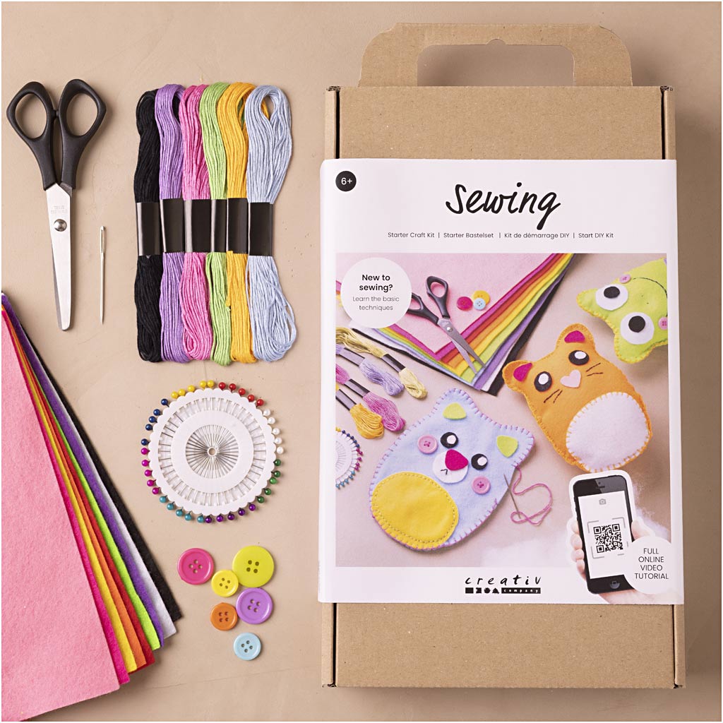 Creativ Company | Læringssæt - Lær at sy