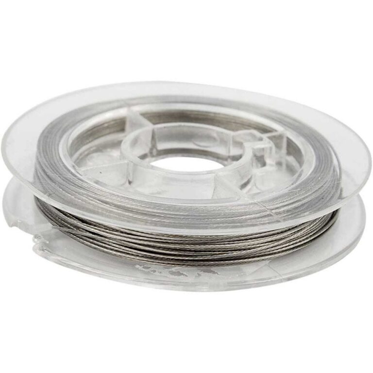 Creativ Company | Smykkefremstilling - Wire sølv, 10 m., 0,38 mm