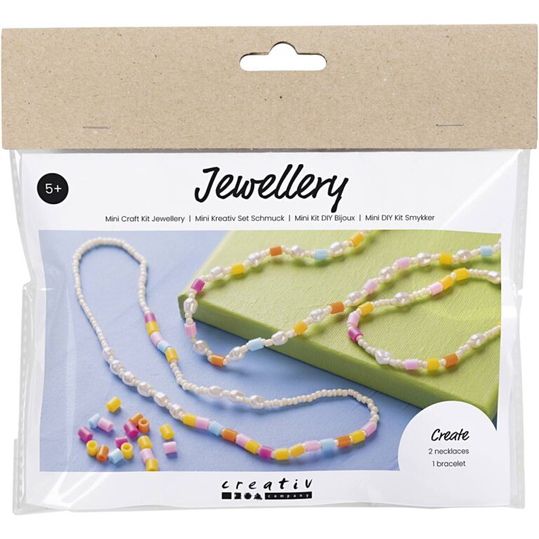 Creativ Company | Smykkekit mini - Rocaiperler og rørperler