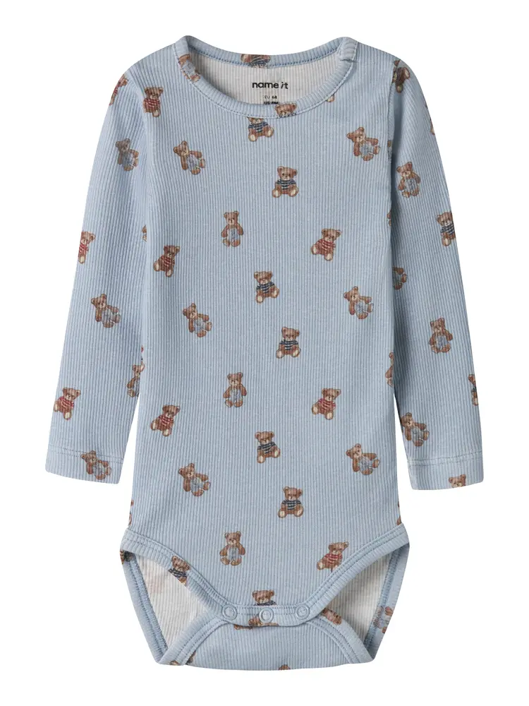 Denkab Langærmet Body - Blue Fog - 74