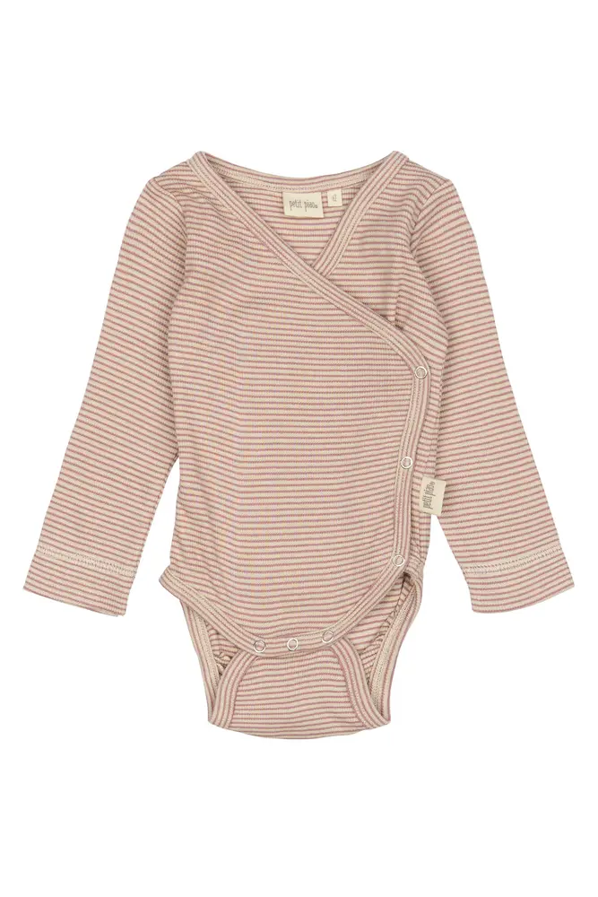 Dian Body Langærmet - Nostalgic Rose/Dark Off White - 50