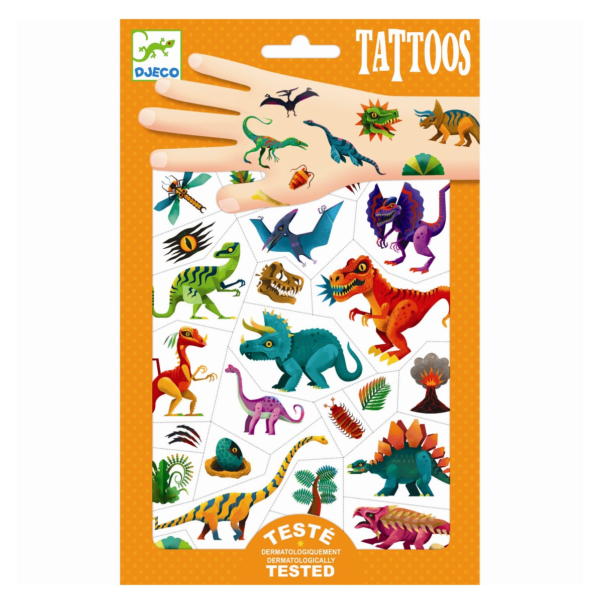 Djeco | Tatoveringer - Dinosaurer