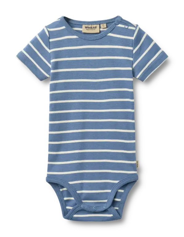 Edvald Kortærmet Body - Blue Stripe - 86