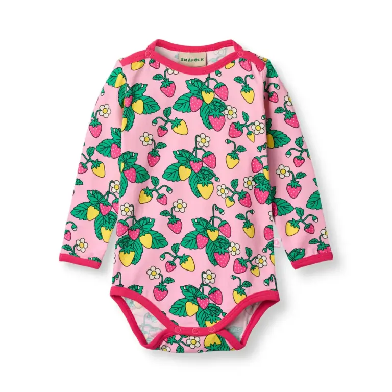 Elstar Langærmet Body - Pink fandango - 92