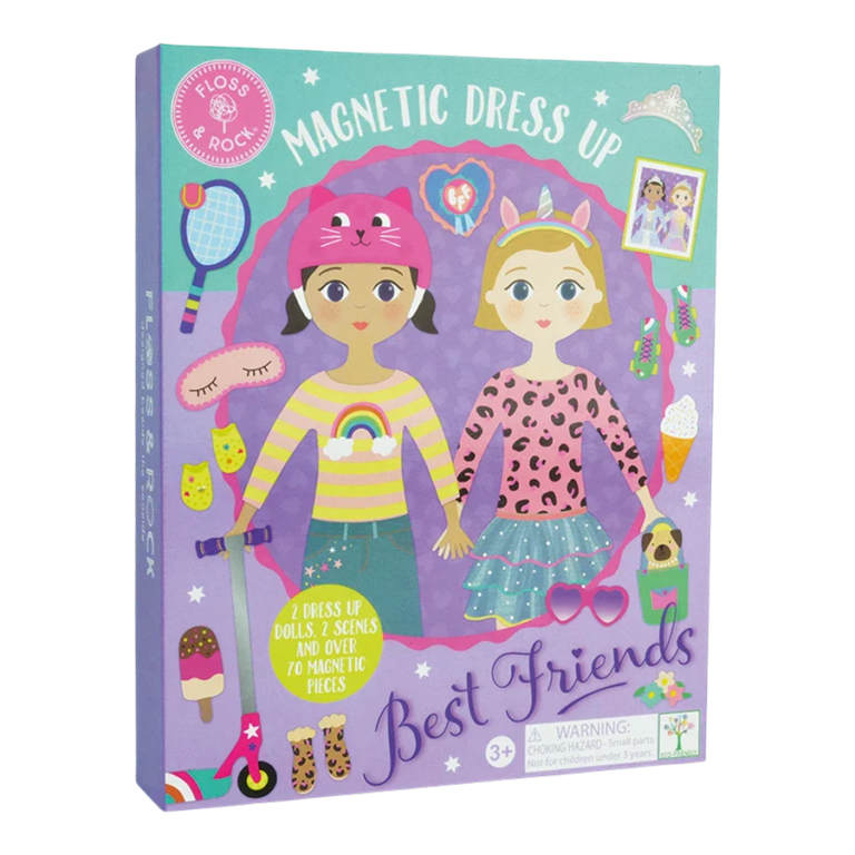 Floss & Rock - Magnetisk Påklædnings Figur - Best Friends
