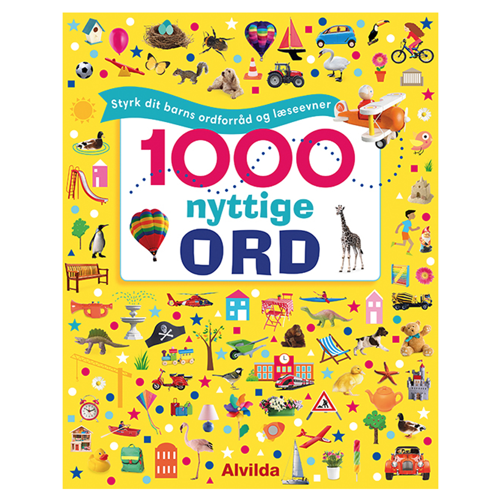Forlaget Alvilda | 1000 nyttige ord - Styrk dit barns ordforråd