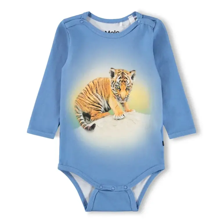 Foss Langærmet Body - Tiger Cub - 86