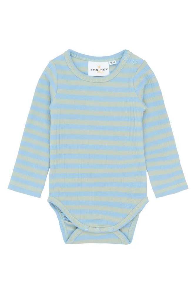 Fro Langærmet Rib Body - Forever Blue Striped - 62