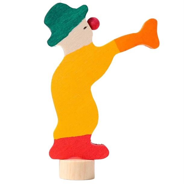 GRIMM'S Dekorativ Figur - Klovn Med Trumpet GRIMM'S Dekorativ Figur - Klovn Med Trumpet