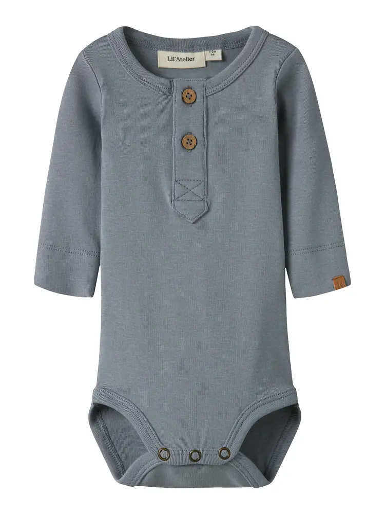 Geo Lom Langærmet Slim Body - Tradewinds - 56