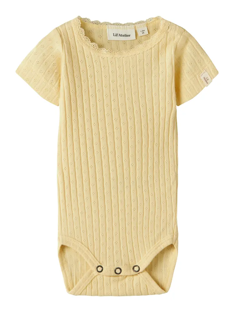 Haldis Kortærmet Slim Body - Sunlight - 80