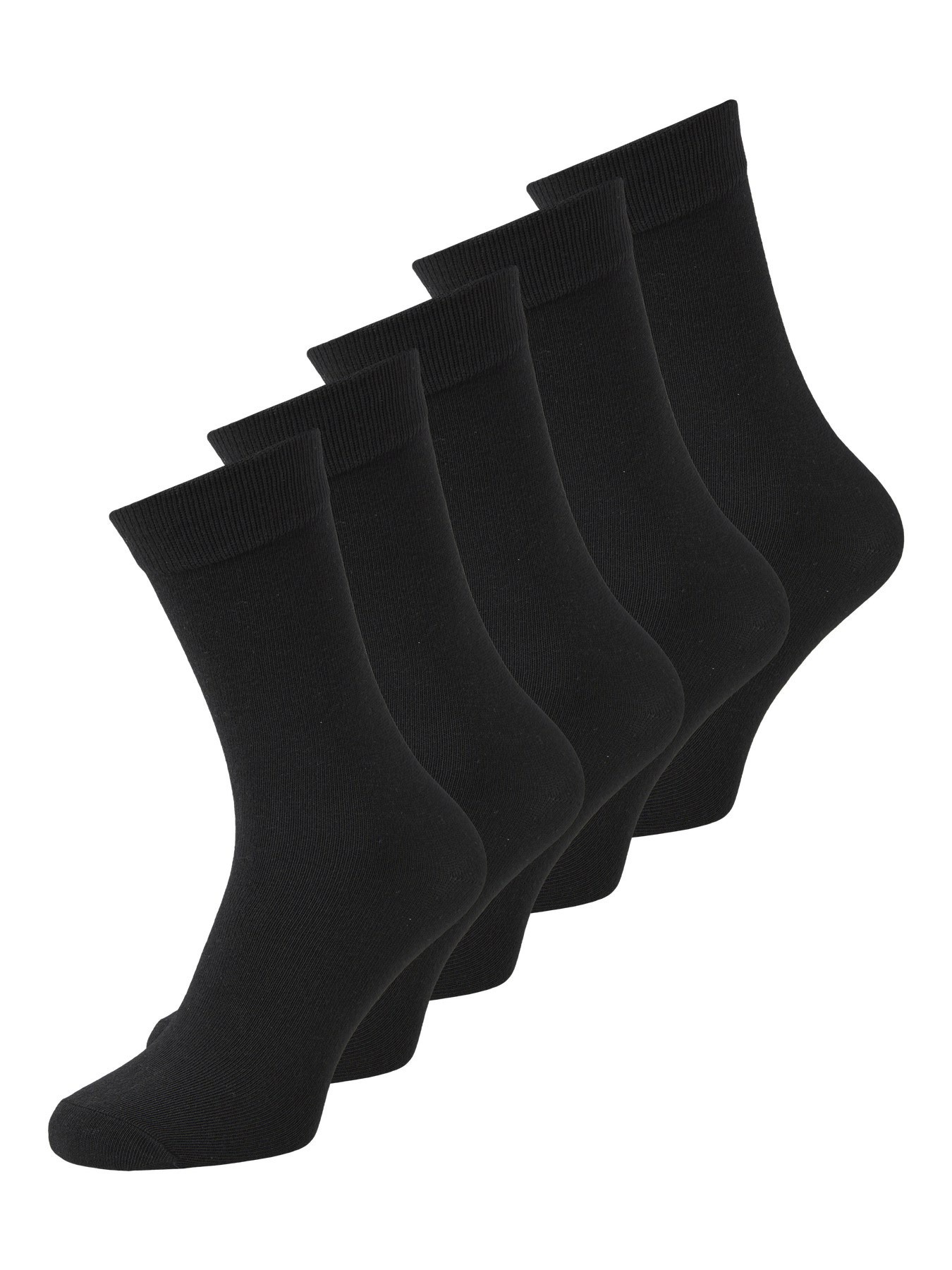 JACK & JONES 5-Pak Strømper Black