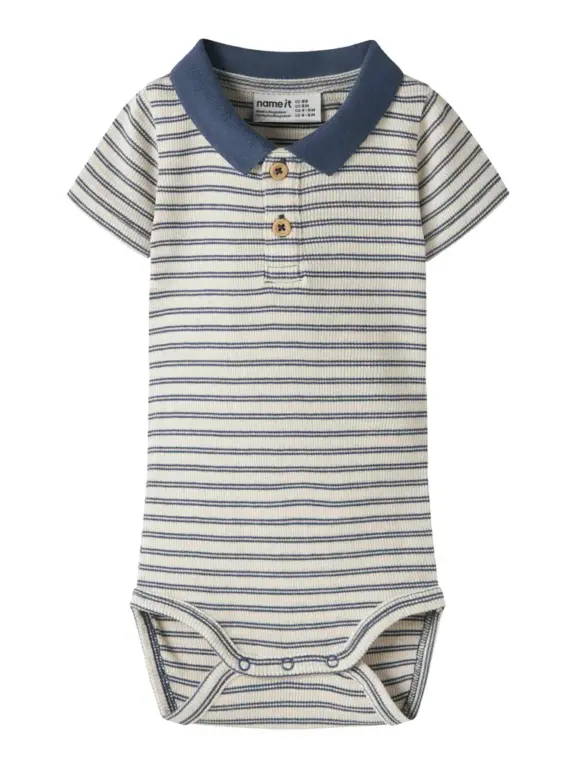 Jerimiah Kortærmet Polo Body - Vintage Indigo - 68
