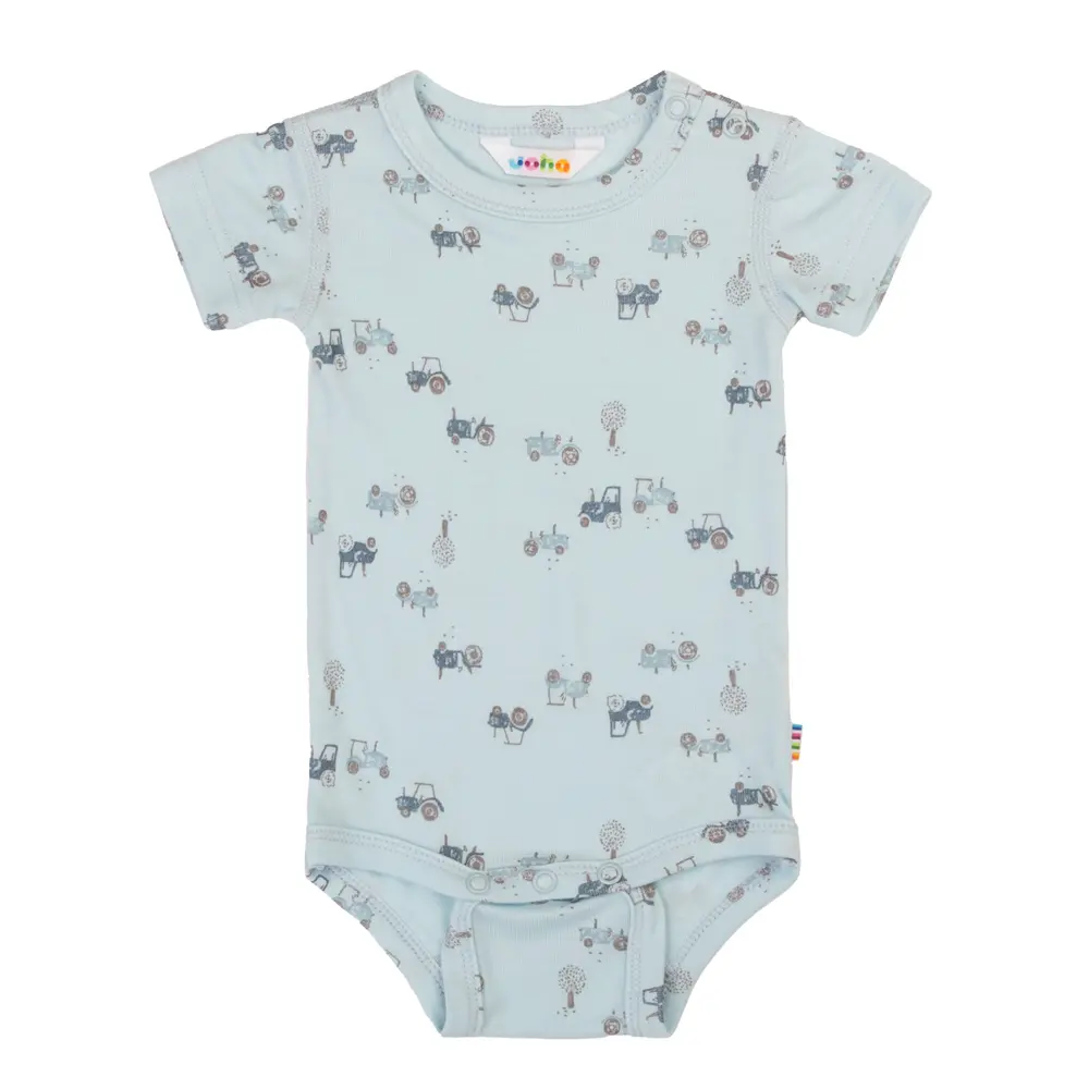 Kortærmet Body - Light blue - 80
