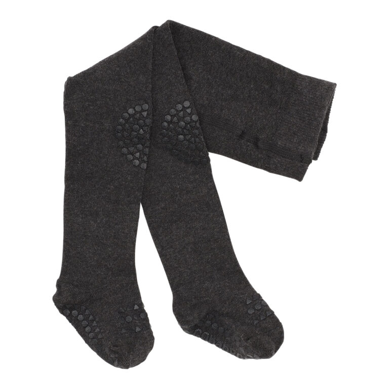 Kravle Strømpebukser - Dark Grey - 6-12 Mdr.
