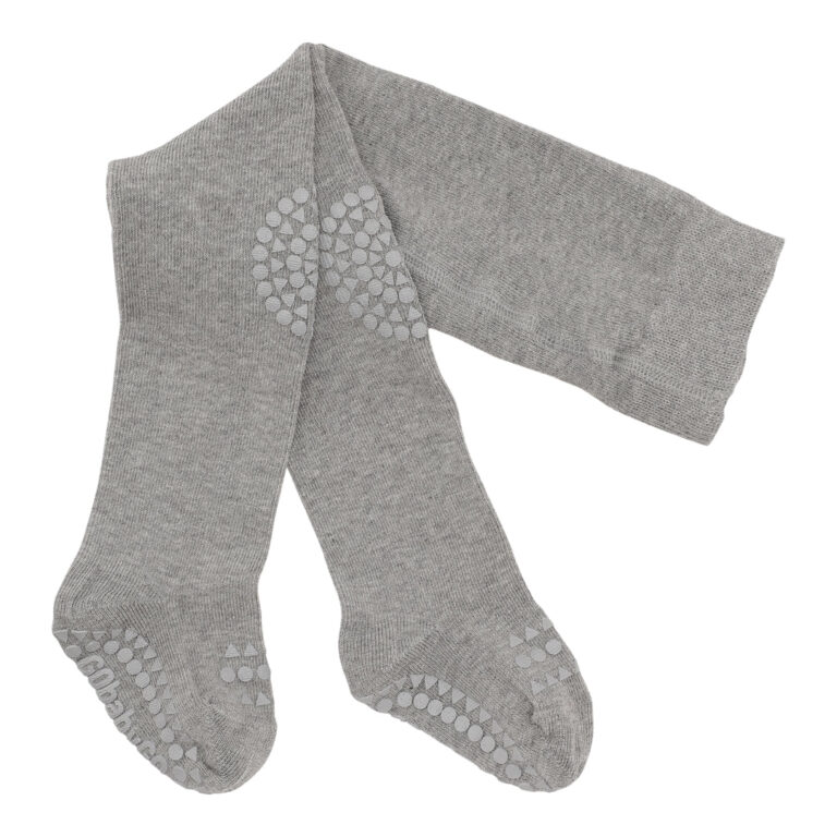 Kravle Strømpebukser - Grey Melan - 6-12 Mdr.