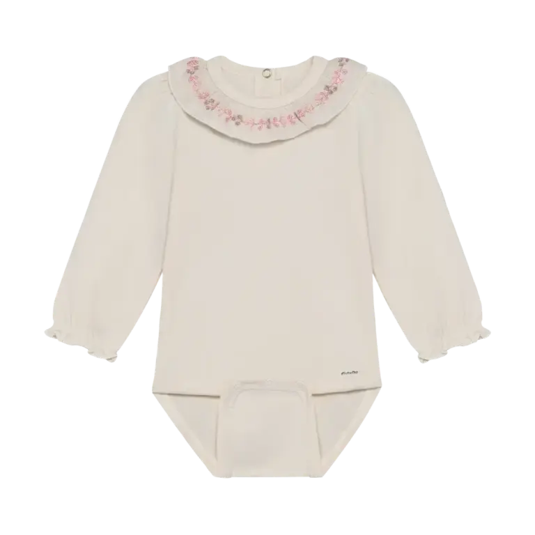 Langærmet Body - White Swan - 62