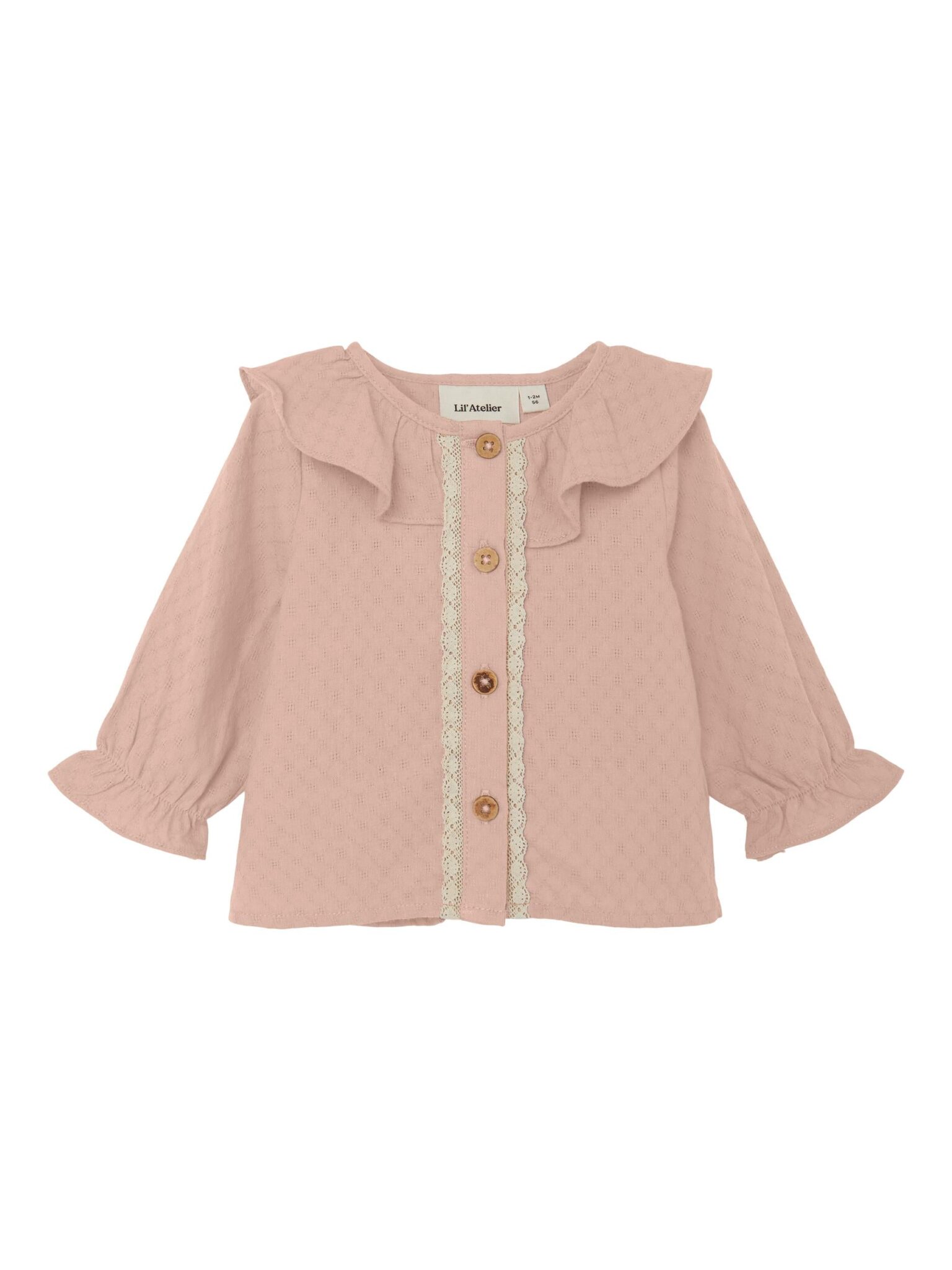 Lil Atelier Dolly Loose Shirt - Rose Dust - 56 cm Lil Atelier Dolly Loose Shirt - Rose Dust - 56 cm