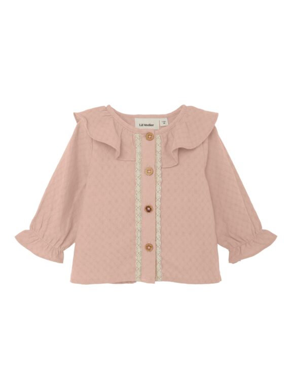 Lil Atelier Dolly Loose Shirt - Rose Dust - 56 cm