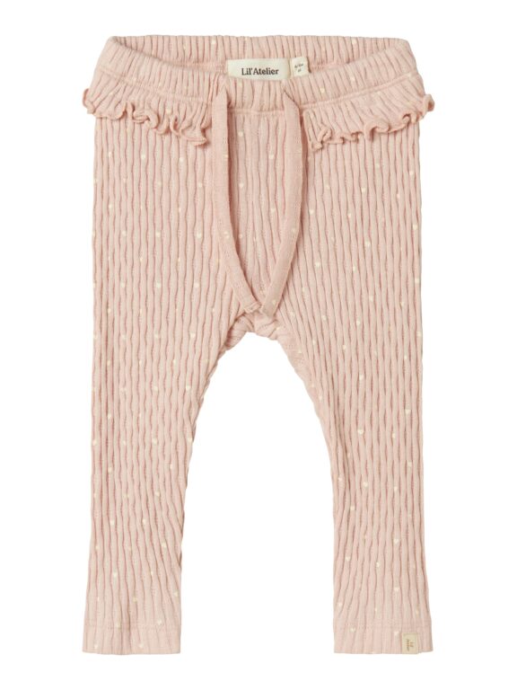 Lil Atelier Fiducia Leggings - Peach Whip - 56 cm
