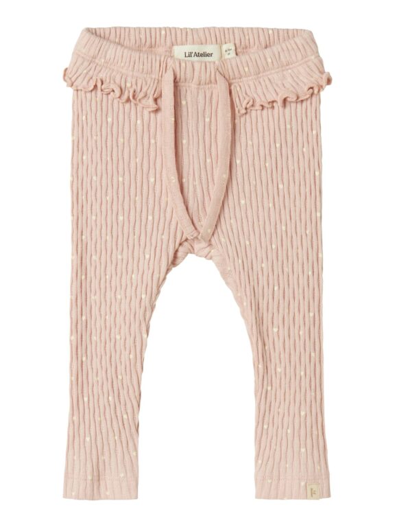 Lil Atelier Fiducia Leggings - Peach Whip - 56 cm