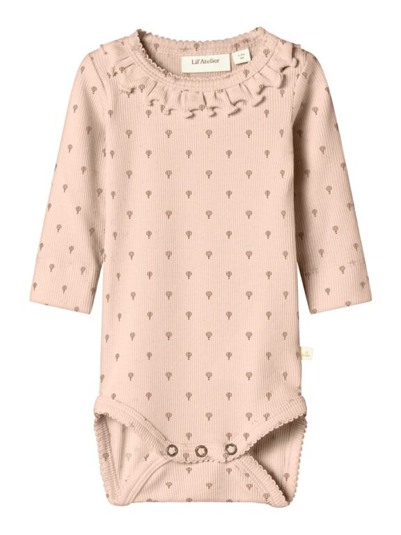 Lil Atelier Gago Kis Slim Body - Cameo Rose/Air Balloon - 56 cm