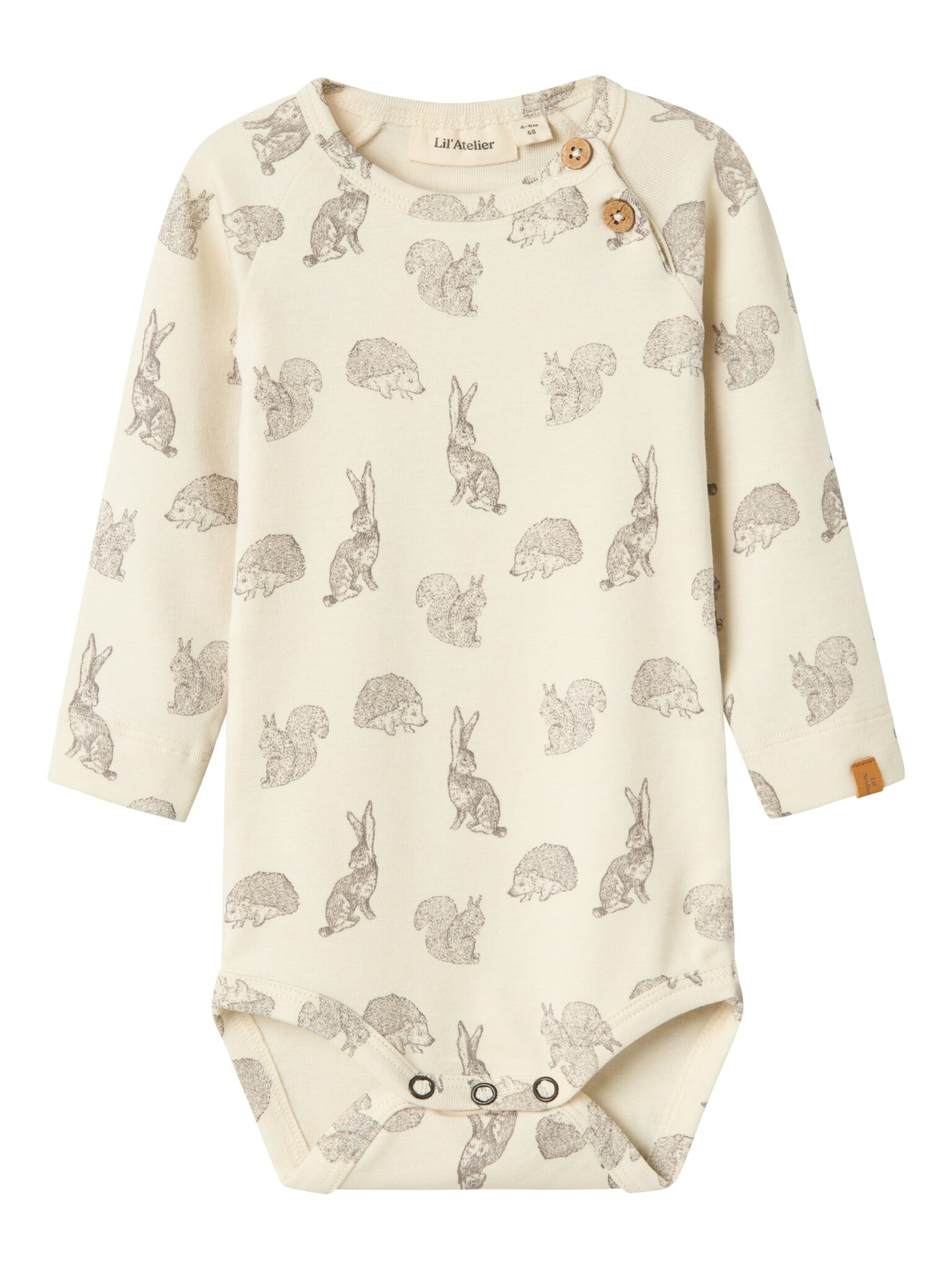 Lil Atelier Geo Asi Slim Body - Turtledove - 56 cm