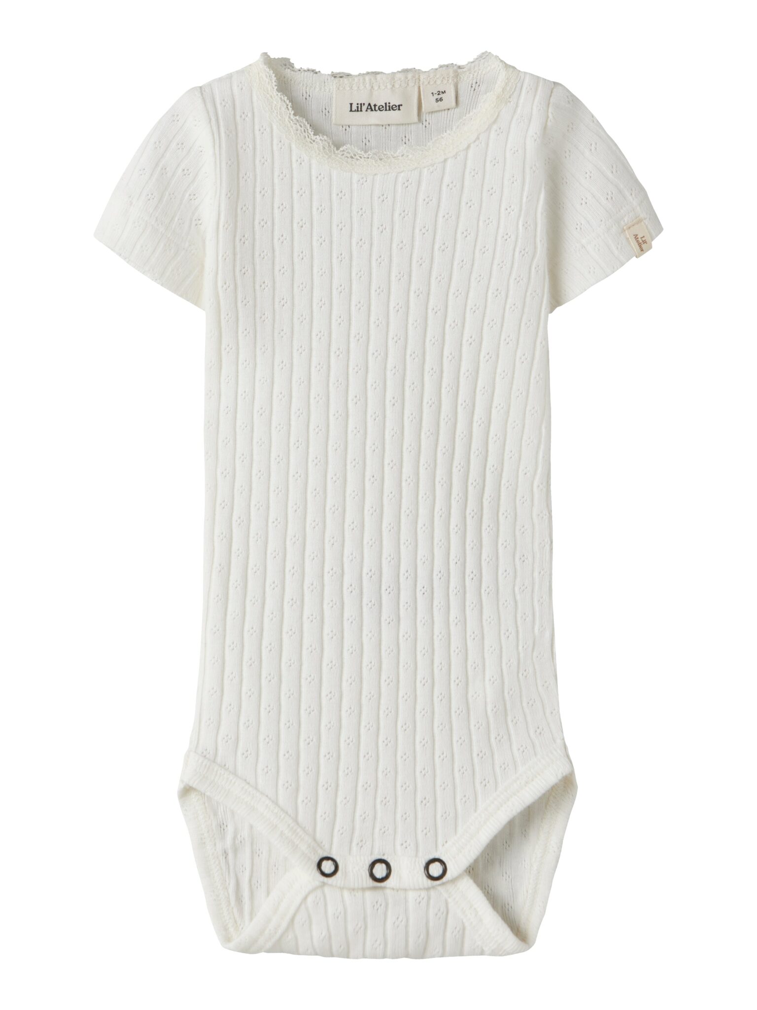 Lil Atelier Haldis SS Slim Body - Coconut Milk - 56 cm