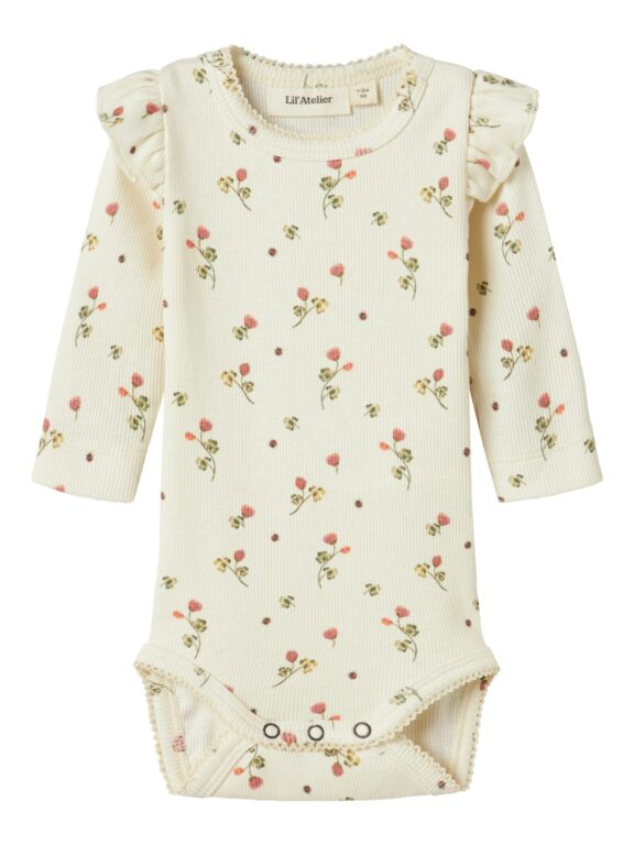 Lil Atelier Lavo Eve Body - Turtledove - 56 cm