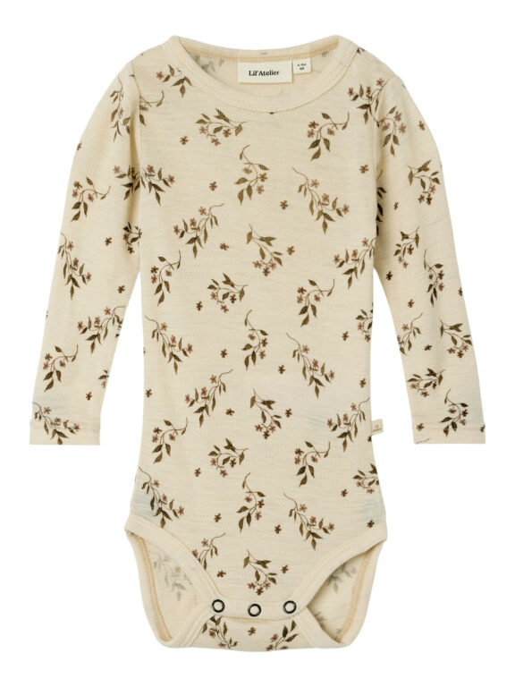 Lil Atelier Nimo Wool Body - Sandshell - 56 cm Lil Atelier Nimo Wool Body - Sandshell - 56 cm