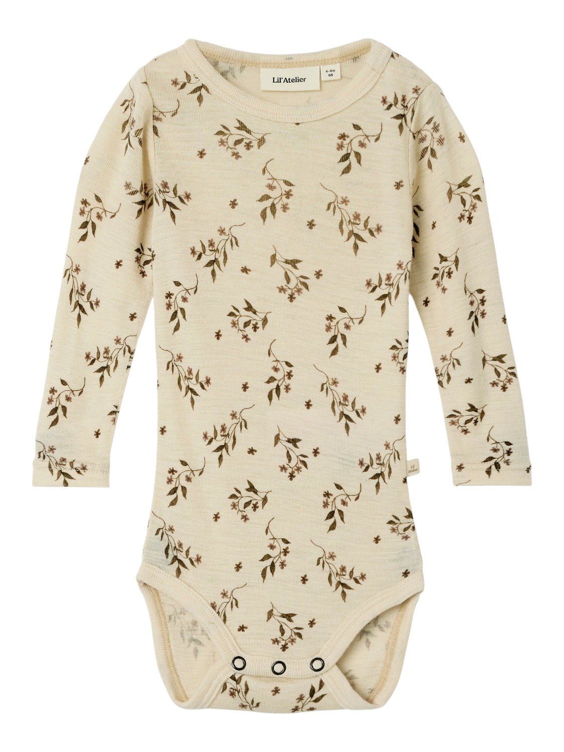Lil Atelier Nimo Wool Body - Sandshell - 56 cm Lil Atelier Nimo Wool Body - Sandshell - 56 cm