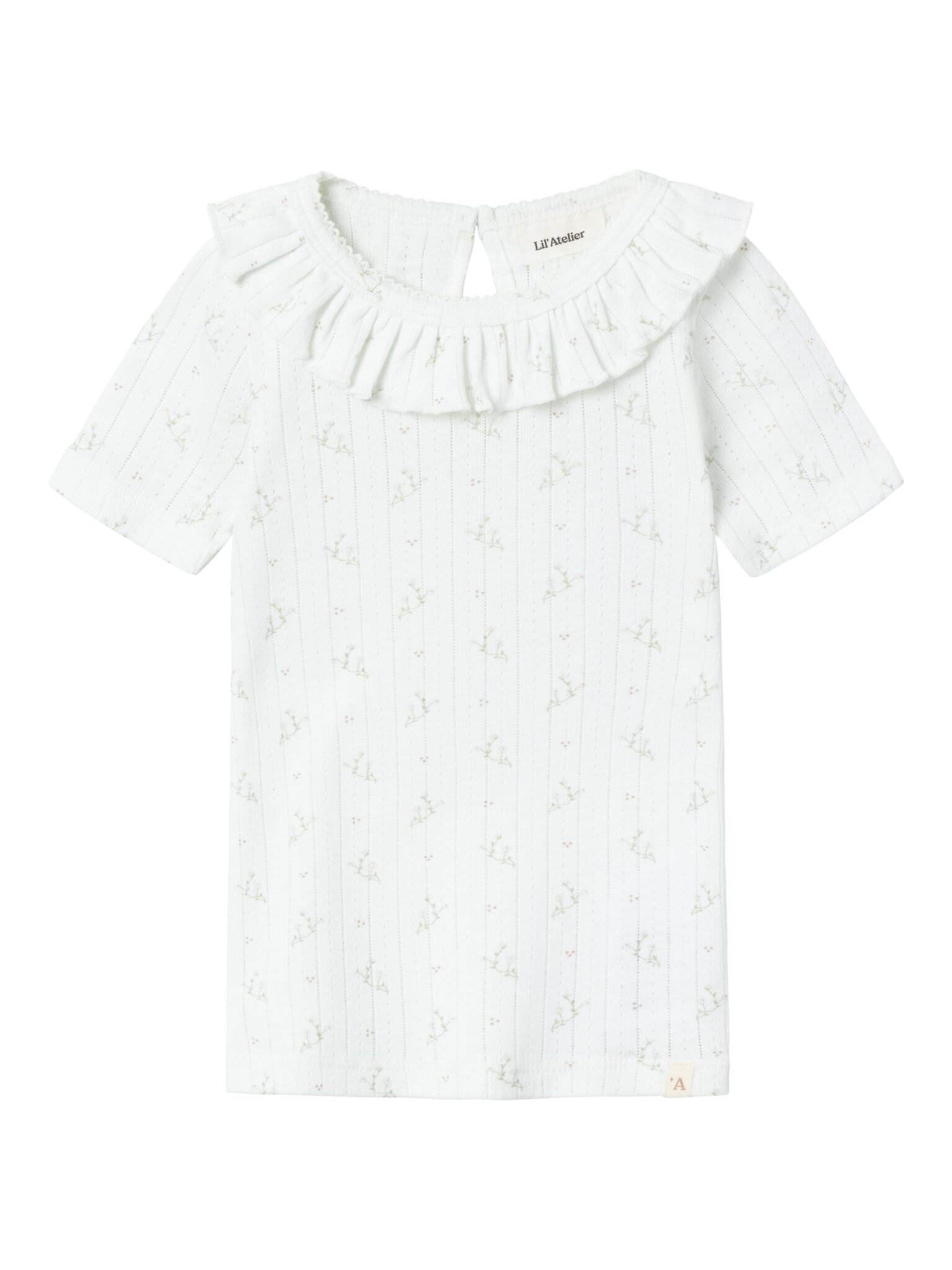 Lil Atelier Rachello Dia Slim Shirt - Coconut Milk - 92 cm Lil Atelier Rachello Dia Slim Shirt - Coconut Milk - 92 cm