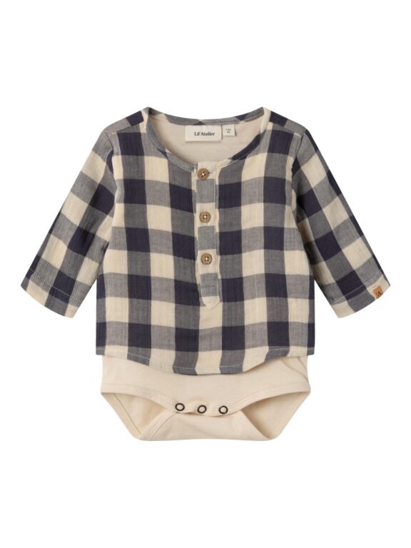Lil Atelier Roso Shirt Body - Periscope - 56 cm Lil Atelier Roso Shirt Body - Periscope - 56 cm