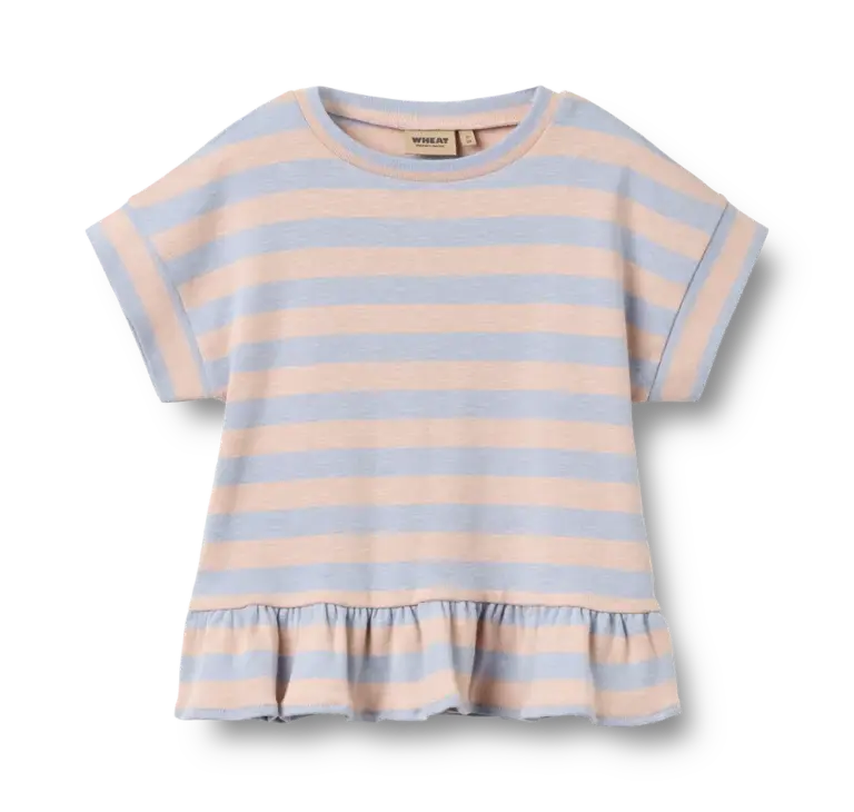 Marie T-Shirt - Powder Stripe - 98