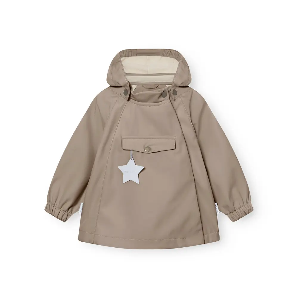 Matwai Softshell Jakke - Grey brown - 2 ÅR/92