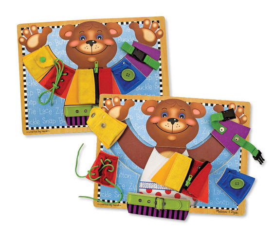 Melissa & Doug | Klæd-mig-på træneplade
