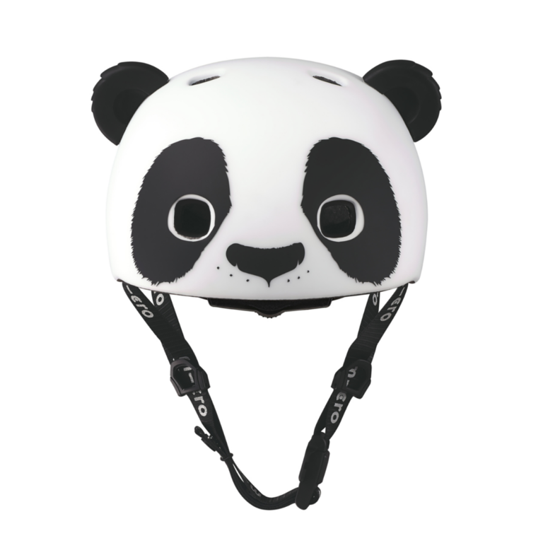 Micro cykelhjelm Panda - Small, 48-53 cm