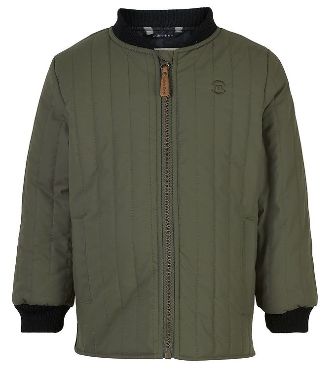 Mikk-Line Termojakke - Duvet - Coated - Dusty Olive