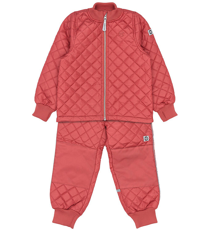 Mikk-Line Termotøj - Quiltet - Cranberry