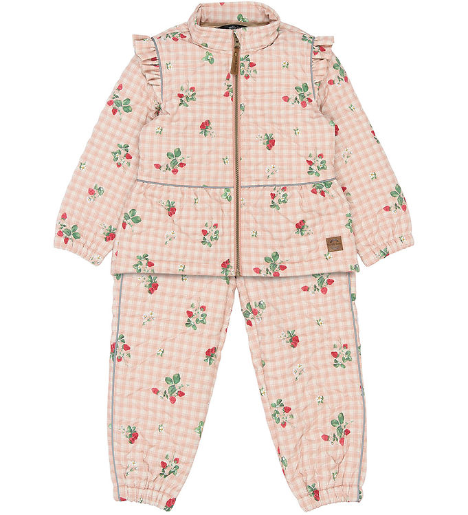 Mikk-Line Termotøj - Quiltet - Thermal+ - Strawberry AOP