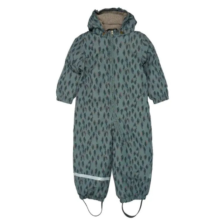 Mikk-line Flyverdragt Mønstret - Balsam Green - Str. 80-116 - 104