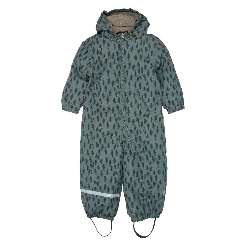 Mikk-line Flyverdragt Mønstret - Balsam Green - Str. 80-116 - 104