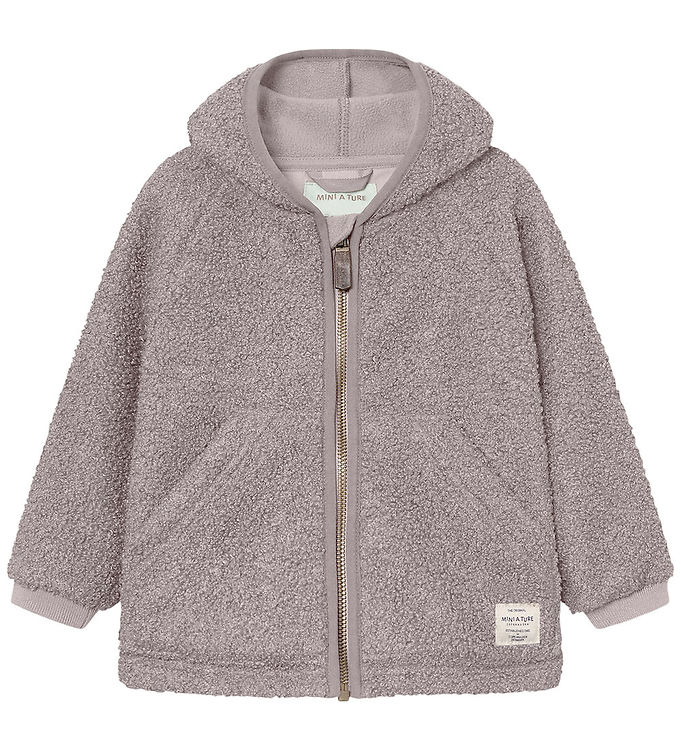 Mini A Ture Fleecejakke - MatLiff - Zinc Purple